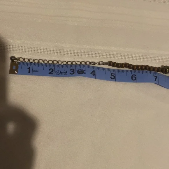 Vintage Chico Layered Turquoise/Wood/Silver Necklace - Picture 3 of 3